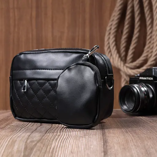 Женская сумка кросс-боди Vintage с монетницей из экокожи 19.5х12.5х6.5 см sum0026987 - фото 10