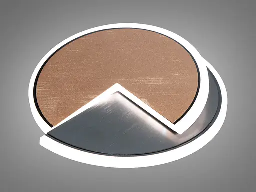 Акриловий світильник світлодіодний потужністю 22 вати - фото 2