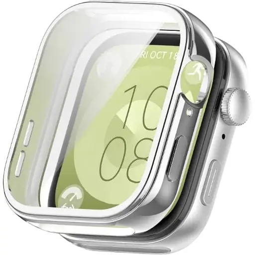 Чехол-накладка DK для Huawei Watch Fit 3 Silicone Face Case (silver)