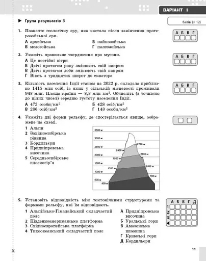 Географія. 7 клас. Поточне та підсумкове оцінювання за групами результатів + діагностувальна робота - фото 5