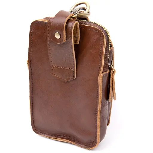 Сумка-барсетка на ремень мужская Vintage 10,5х17х3,5 см sum0013980 - фото 2