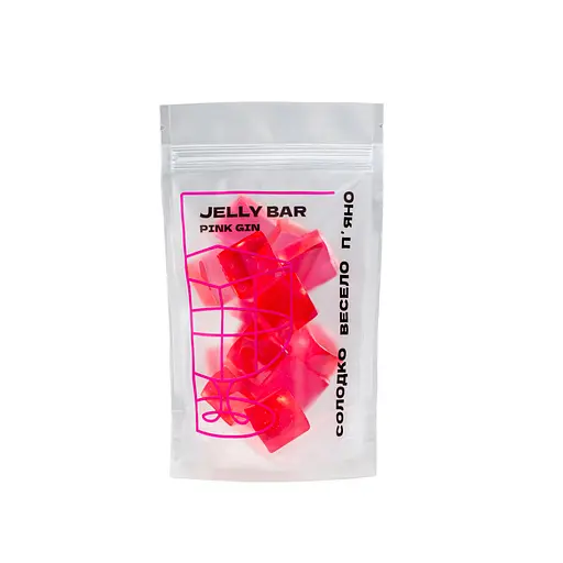 Желейные конфеты Jelly Bar "Pink Gin" 100 г