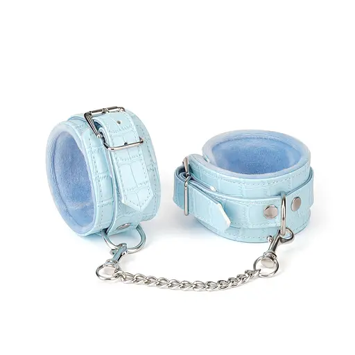 BDSM набір Liebe Seele Macaron Bondage Kit 9 шт. блакитний - фото 10