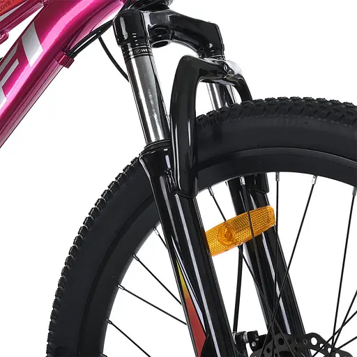 Велосипед MTB2601-3, 26 дюймів, алюмінієва рама 13 Shimano 21SP фуксія - фото 3