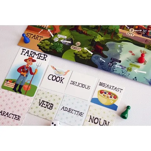 Настольная игра-бродилка "English storytelling" УМНЯШКА 2101 Pre-Intermediate (A2) - фото 3