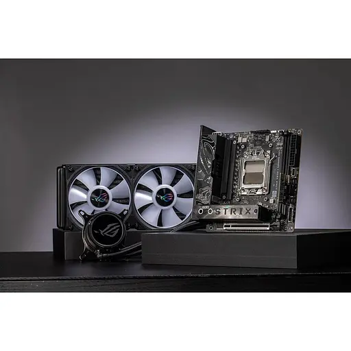 Материнская плата Asus Rog Strix X870-I Gaming WIFI sAM5 X870 2xDDR5 M.2 HDMI WiFi BT mITX - фото 5