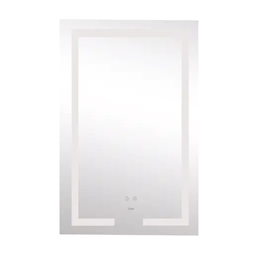 Дзеркало Lidz Kubis 800x500 з LED-підсвічуванням Touch, з антизапотіванням, з диммером яскравості LD78LF9365080 - фото 3