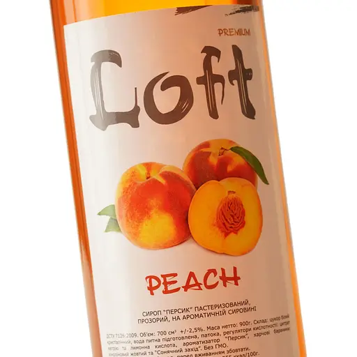 Сироп Loft Персик 0.7 л - фото 5