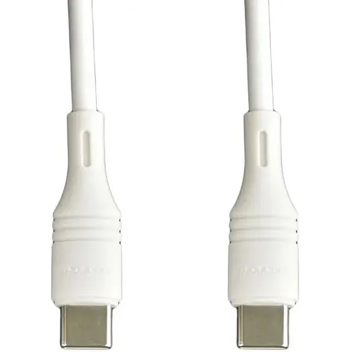 Автомобильное зарядное устройство Borofone BZ14A PD20W + QC3.0 Type C to Type C 3A Белый - фото 3