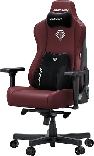 Крісло ігрове Anda Seat Kaiser 3E XL Maroon PVC (AD23YC-XL-09-A-PV/C-A01) - фото 5