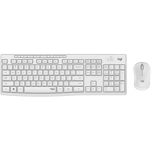 Комплект (клавиатура, мышь) беспроводной Logitech MK295 Combo White (920-009824)
