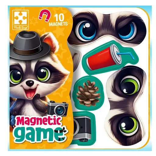 Игра развивающая "Эмоции Енота" Vladi Toys VT3220-03, 10 магнитов - фото 1