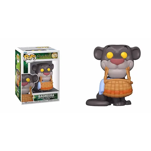 Коллекционная фигурка Funko Pop Книга джунглей Багира The Jungle Book Bagheera 10 см JB B 1475