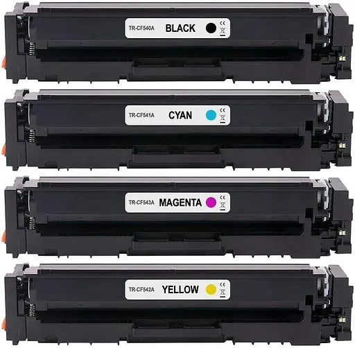 Совместимый картридж с лазерным тонером EliveBuyIND® 4-Pack CF 540 SET для HP LaserJet M254MFP серия принтеров M280MFP M281 - фото 2