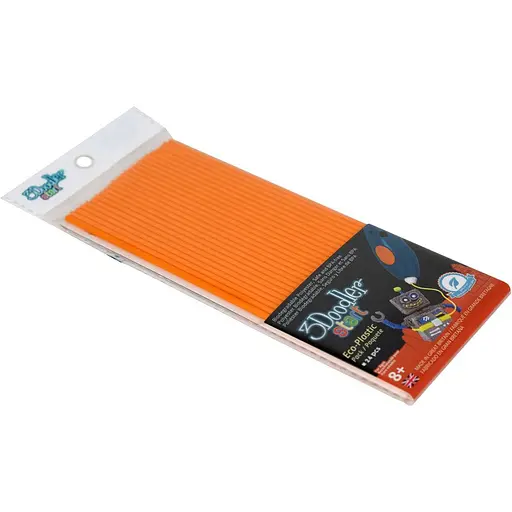 Набор стержней для 3D ручки 3Doodler Start 24 шт Оранжевый (3DS-ECO06-ORANGE-24) [113407] - фото 2