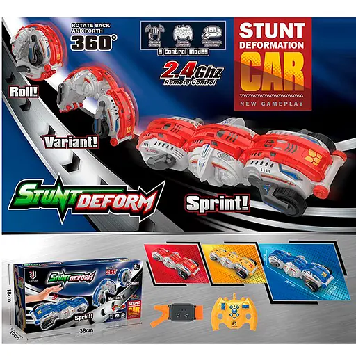 Машина на радіокеруванні, 2.4G, 36.5 см, трюкова, музика, звук, USB, QX005Z (В асортименті) - фото 3