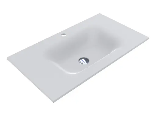 Умивальник Miraggio Jessel 800 mirasoft 0001090, Білий матовий - фото 4