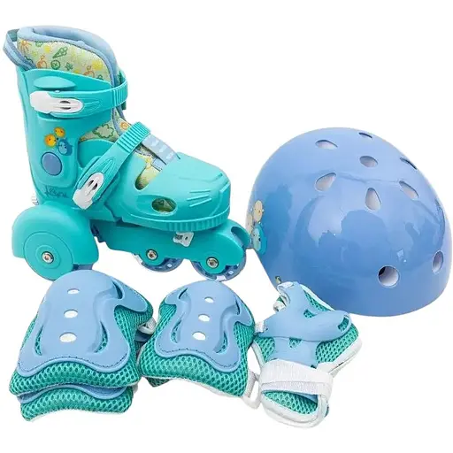 Ролики із захистом Best 60991-S розмір 30-33 сині - фото 2