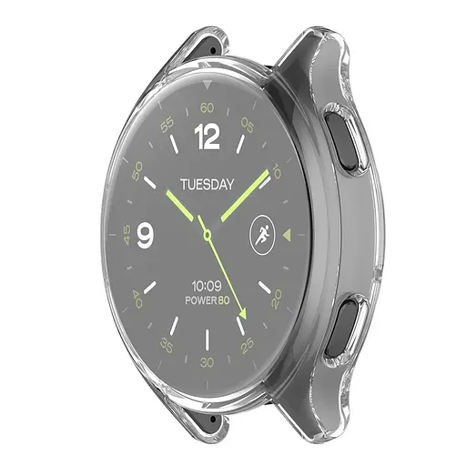 Захисний чохол Tamister для смартгодинника Xiaomi Watch 2 з плівкою прозорий - фото 4