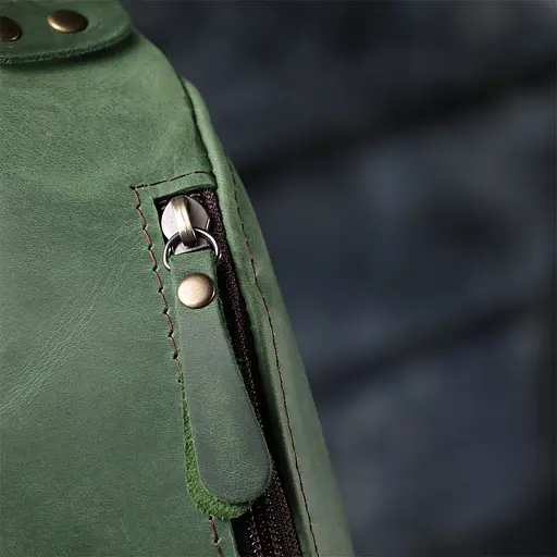 Містка бананка для чоловіків з натуральної вінтажної шкіри SHVIGEL 29х11х4,5 см sum0027467 - фото 20