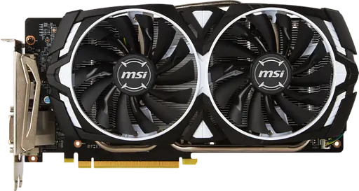 Видеокарта GeForce GTX 1060 6GB MSI Armor OCV1 (GTX 1060 ARMOR 6G OCV1) Б/У - фото 2