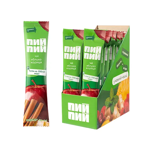 Концентрат напою Пий пий «Чай Яблуко - Кориця» пастеризований - фото 3