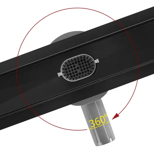 Трап для душу Rea Neox 90 Pro black 2в1 REA-G7804 - фото 4