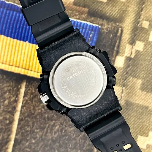 Наручний годинник чоловічий 012BKRDDSNS ДСНС Чорні з червоним + Коробка Patriot acs0031006 - фото 4
