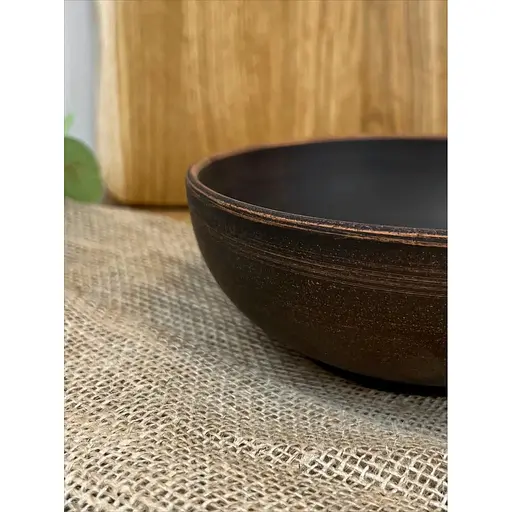 Миска керамічна (глиняна) Гладка 700 мл - фото 6