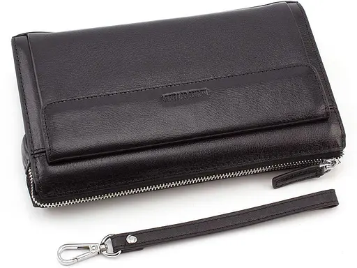 Стильная мужская сумка из кожи Marco Coverna 25х16х5 см sum0022306 - фото 5