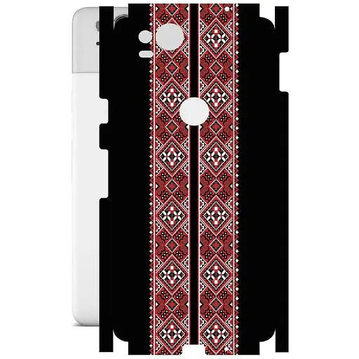 Захисна плівка StatusSKIN для Google Pixel 2 Корпус Вініл Вишиванка 3 - фото 1