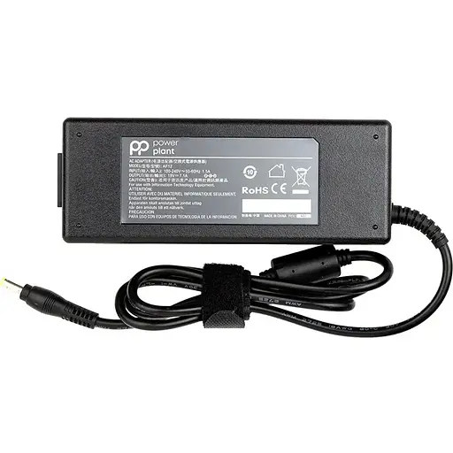 Блок живлення для ноутбуків PowerPlant ACER 220V, 19V 135W 7.1A (5.5*1.7)