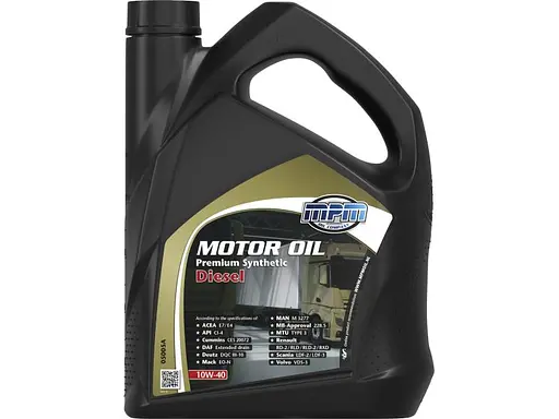 Моторна олива MPM Synthetic Diesel 10W40 5л (05005A)
