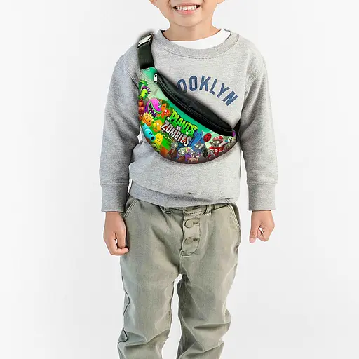 Набор детский растения против зомби рюкзак 36х27см сумка-бананка, кружка с принтом для мальчика (01572) - фото 3