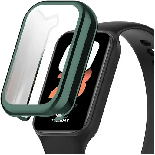 Чохол-накладка DK CDK Silicone Face Case для Xiaomi Mi Band 8 Active (017304) (green) - фото 2