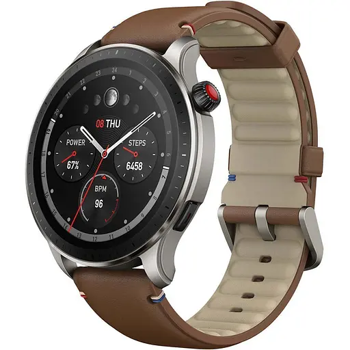 Смарт-часы Amazfit GTR 4 Brown Leather (76489)