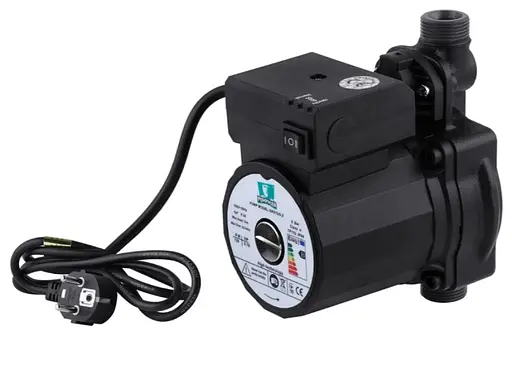 Насос для повышения давления Pumpman GRS12/9-Z Нmax 9 м Qmax 2 м³ 120 Вт с гайками (CV011987) - фото 1