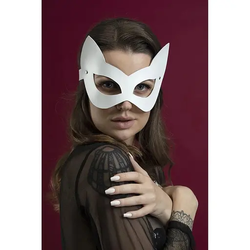 Маска кошечки Feral Feelings - Kitten Mask, натуральная кожа