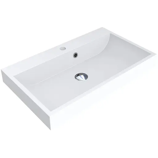 Умывальник Miraggio Varna 700 mirasoft 0001026, Белый матовый - фото 1