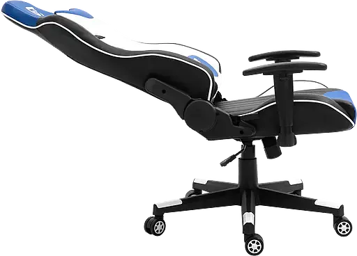 Геймерське крісло GT Racer чорне з синім та білим (X-5813 Black/Blue/White) - фото 5
