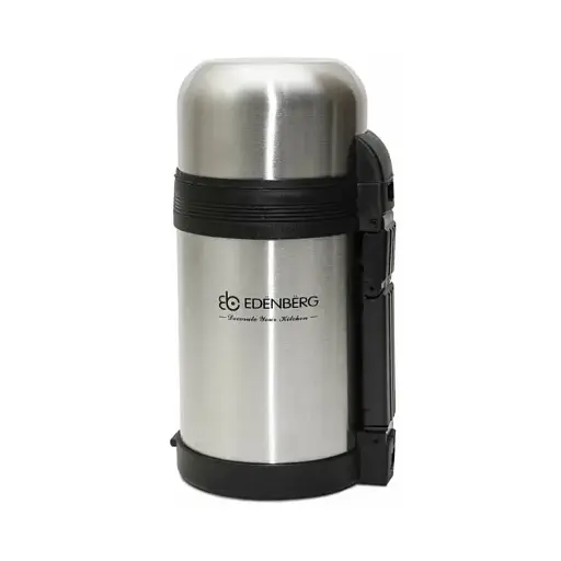 Термос пищевой вакуумный Edenberg EB-3505 с отдельной тарелкой 600 мл 