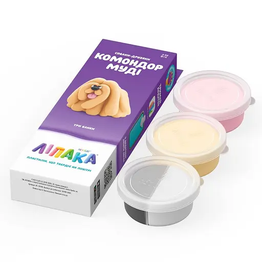 Набор пластилина "Собаки-Друзья: Комондор Муди" ЛИПАКА 30149-UA01 самостоятельно затвердевает - фото 2