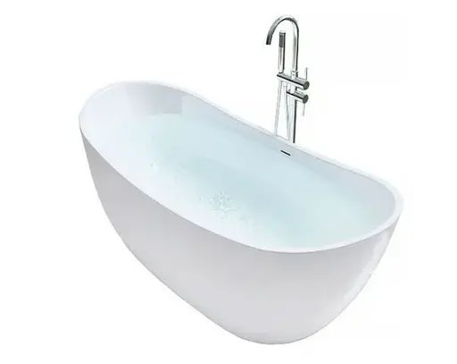 Ванна акриловая отдельностоящая Rea Ferrano 180x80 whte REA-W0098 Белый - фото 6