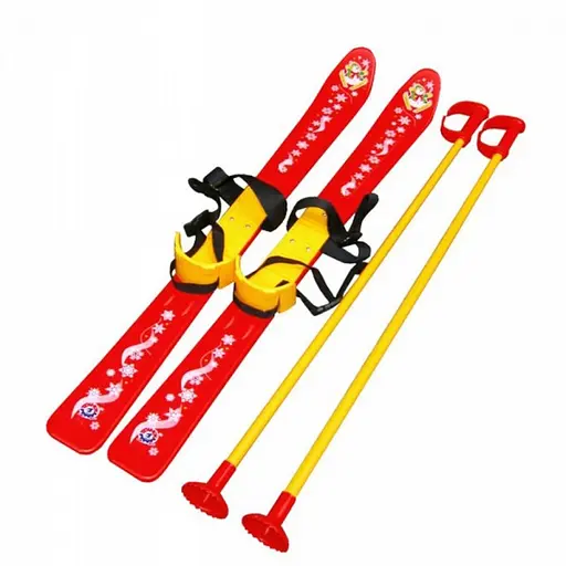 Детские лыжи ТехноК 3350 красный 76 см - фото 1