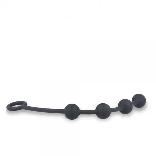 Анальний ланцюжок Nexus Excite Medium Anal Beads 23 см (чорний) - фото 4