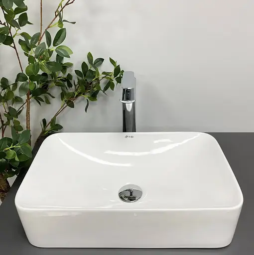 Умивальник VBI Aliano white накладний VBI-012602, Білий - фото 3