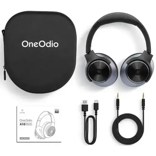 Наушники с микрофоном OneOdio A10 Black - фото 7