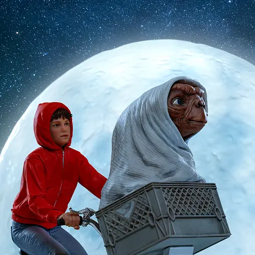 Статуэтка E.T. The Extra Terrestrial E.T. and Elliot Deluxe Art Scale 1/10 (Инопланетянин) - фото 8