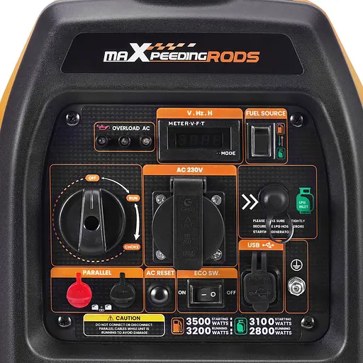 Інверторний генератор maXpeedingrods MXR3800DF 2800W / 3200 W  - фото 5