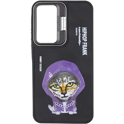 TPU+PC чехол Epik Friends для Xiaomi Redmi Note 13 4G Black Cat - фото 2